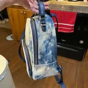 kate spade | Bags | Kate Spade Blue Tiedye Denim Backpack 